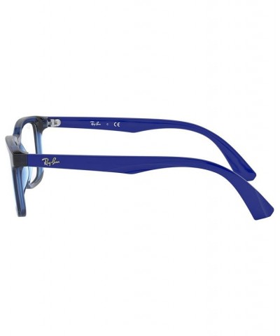 RY1562 Child Rectangle Eyeglasses Blue $13.86 Kids