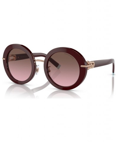 Women's Sunglasses TF420150-Y Solid Burgundy $123.60 Womens