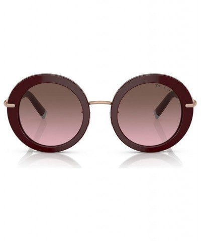 Women's Sunglasses TF420150-Y Solid Burgundy $123.60 Womens