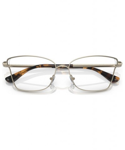 Women's Rectangle Eyeglasses MK306355-O Light Gold-Tone $32.98 Womens