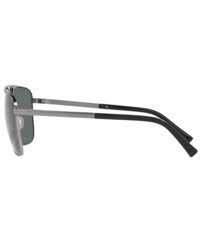 Men's Polarized Sunglasses VE2238 61 Gunmetal $71.40 Mens