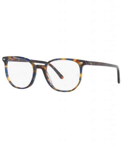 RB5397 ELLIOT Unisex Irregular Eyeglasses Brown and Gray Havana $48.33 Unisex