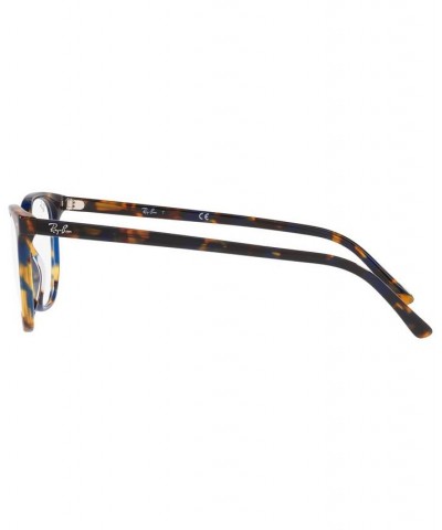 RB5397 ELLIOT Unisex Irregular Eyeglasses Brown and Gray Havana $48.33 Unisex