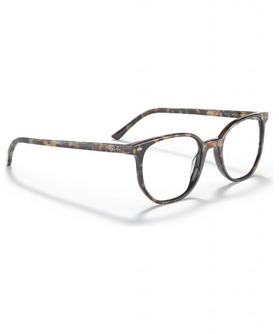 RB5397 ELLIOT Unisex Irregular Eyeglasses Brown and Gray Havana $48.33 Unisex