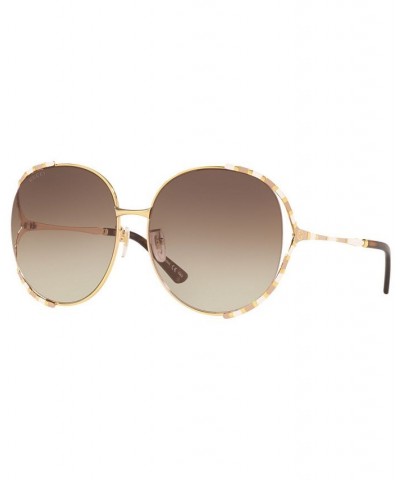 Women's Sunglasses GC001339 YELLOW GOLD/BROWN GRAD $135.60 Womens