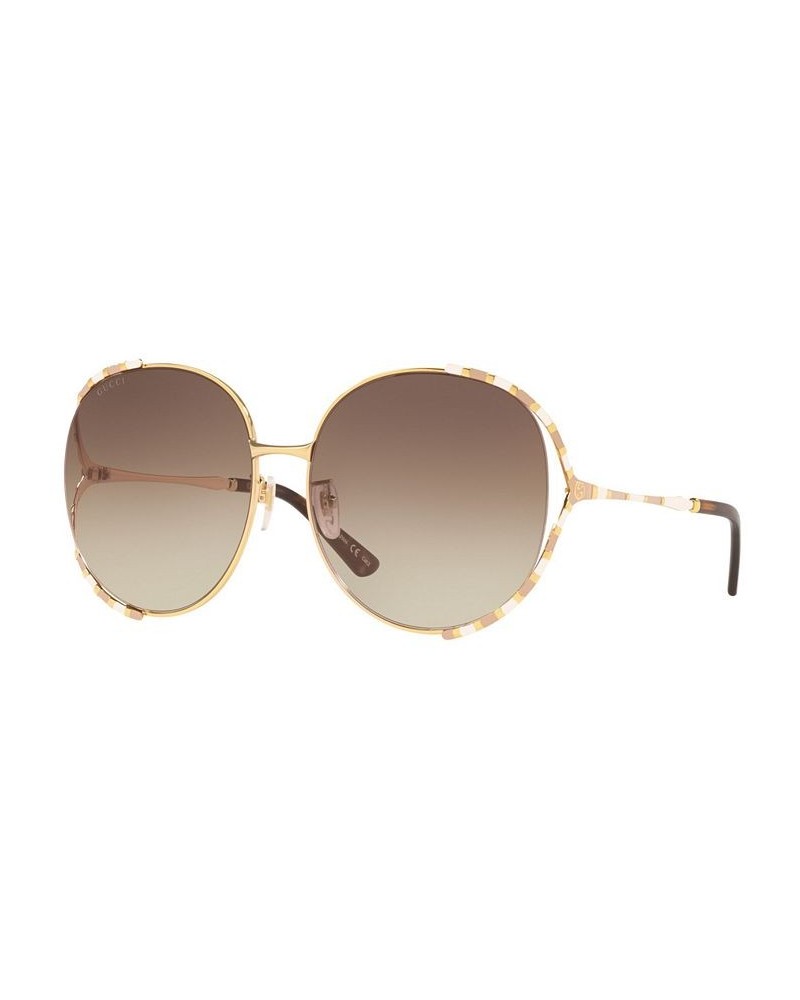 Women's Sunglasses GC001339 YELLOW GOLD/BROWN GRAD $135.60 Womens