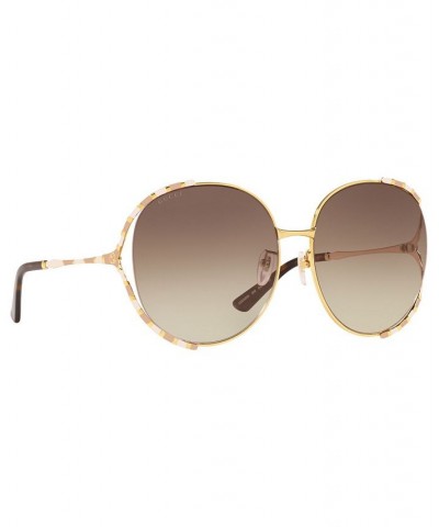 Women's Sunglasses GC001339 YELLOW GOLD/BROWN GRAD $135.60 Womens