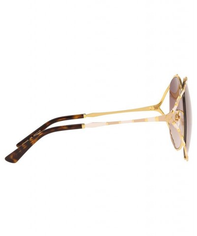 Women's Sunglasses GC001339 YELLOW GOLD/BROWN GRAD $135.60 Womens