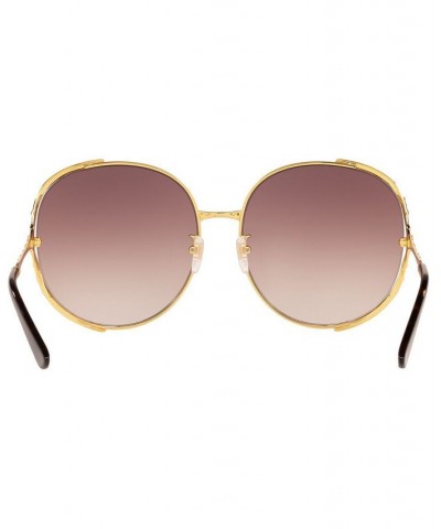 Women's Sunglasses GC001339 YELLOW GOLD/BROWN GRAD $135.60 Womens