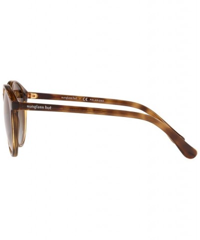 Polarized Sunglasses 0HU2019 SHINY HAVANA/POLAR GRADIENT BROWN $23.80 Unisex