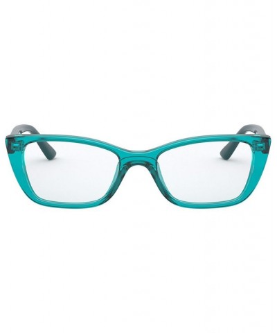 VY2004 Unisex Rectangle Eyeglasses Blue $22.10 Unisex