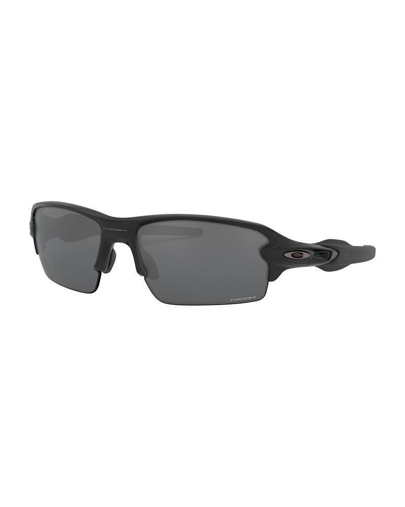 Men's Low Bridge Fit Sunglasses OO9271 Flak 2.0 61 Matte Black $51.03 Mens