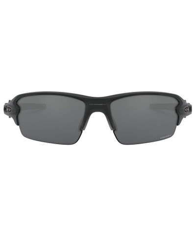 Men's Low Bridge Fit Sunglasses OO9271 Flak 2.0 61 Matte Black $51.03 Mens