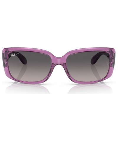 Women's Polarized Sunglasses RB438958-YP Transparent Violet $23.43 Womens