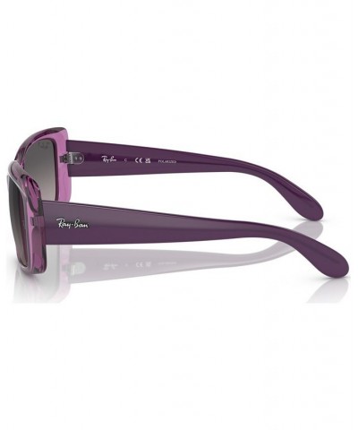 Women's Polarized Sunglasses RB438958-YP Transparent Violet $23.43 Womens