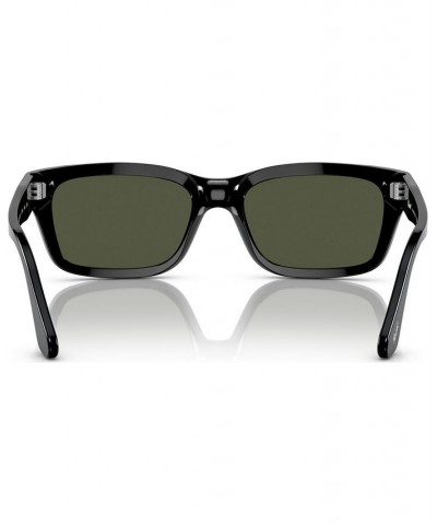 Men's Sunglasses 0PO3301S953157W Black $55.67 Mens