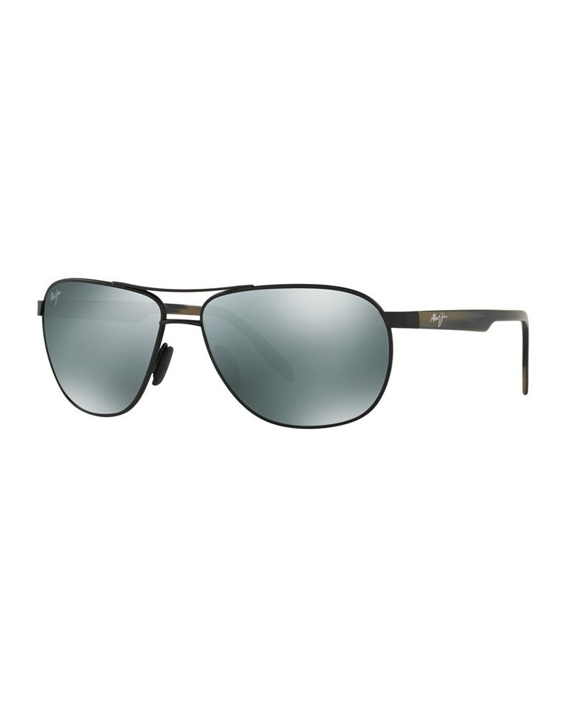 Polarized Sunglasses 728 Castles BLACK MATTE/GREY MIRROR POLAR $38.28 Unisex