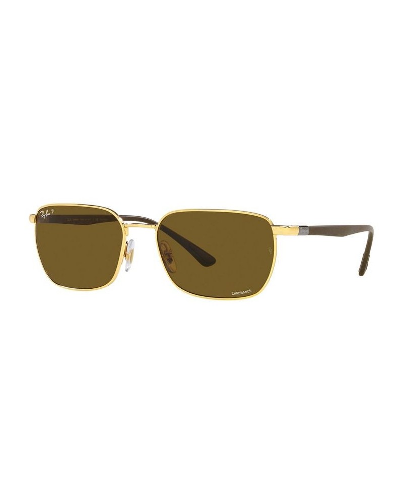 Unisex Polarized Sunglasses RB3684CH 58 Silver Tone $29.64 Unisex