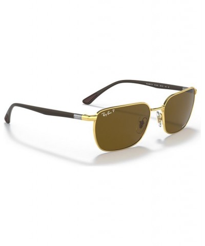 Unisex Polarized Sunglasses RB3684CH 58 Silver Tone $29.64 Unisex