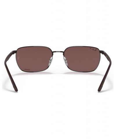 Unisex Polarized Sunglasses RB3684CH 58 Silver Tone $29.64 Unisex