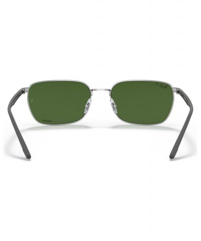 Unisex Polarized Sunglasses RB3684CH 58 Silver Tone $29.64 Unisex