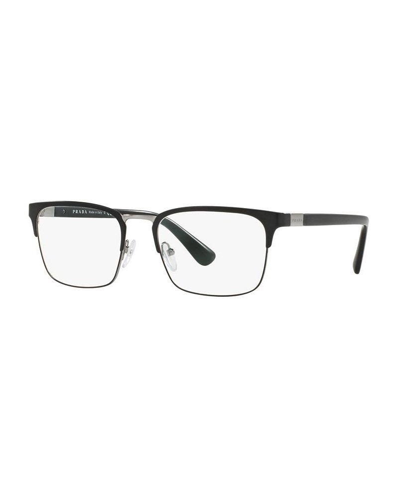 PR 54TV Men's Rectangle Eyeglasses Matte Blk $90.74 Mens