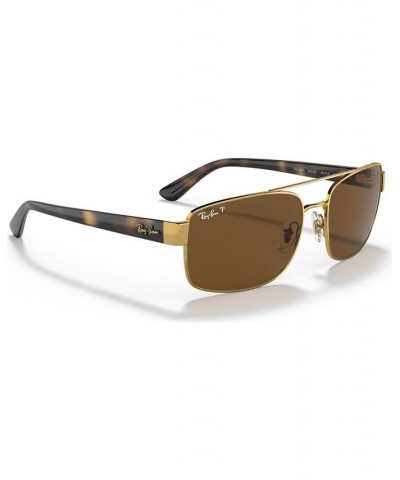 Men's Polarized Sunglasses RB3687 58 Gunmetal $22.11 Mens