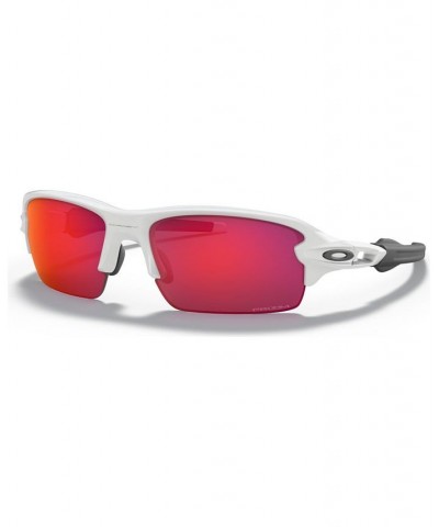 Kids Flak XS Youth Fit 59 Sunglasses OJ9005-0459 Polished White $35.04 Kids