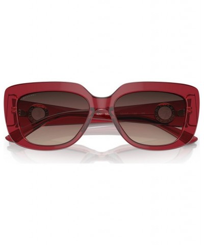 Women's Sunglasses BV8261 Transparent Red $72.12 Womens