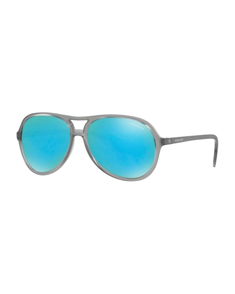 Sunglasses HU2005 57 GREY/GREEN MIRROR $7.92 Unisex