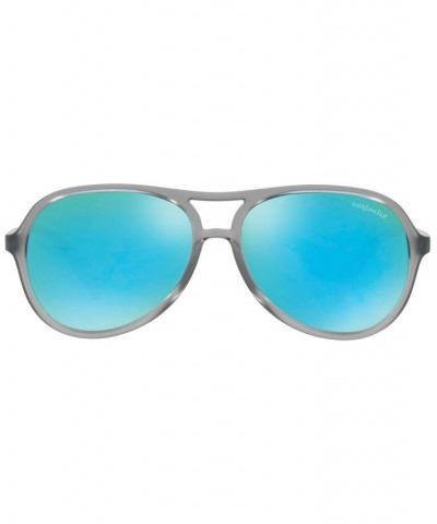 Sunglasses HU2005 57 GREY/GREEN MIRROR $7.92 Unisex