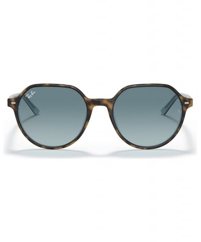 Unisex Thalia Sunglasses RB2195 53 HAVANA ON LIGHT BLUE/BLUE GRADIENT GREY $48.06 Unisex