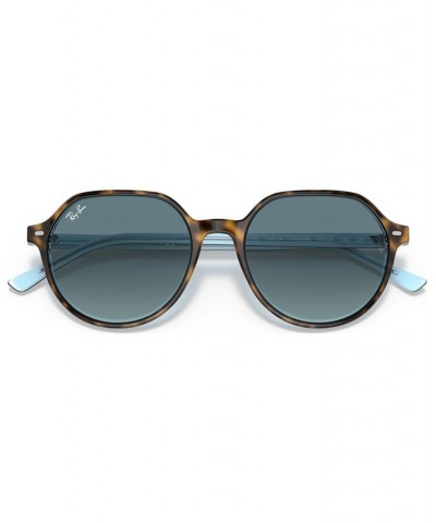 Unisex Thalia Sunglasses RB2195 53 HAVANA ON LIGHT BLUE/BLUE GRADIENT GREY $48.06 Unisex