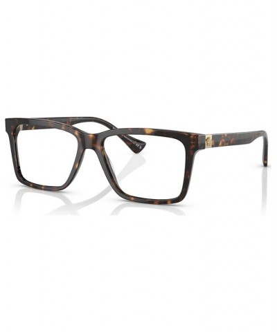 Men's Rectangle Eyeglasses VE332856-O Havana $56.32 Mens