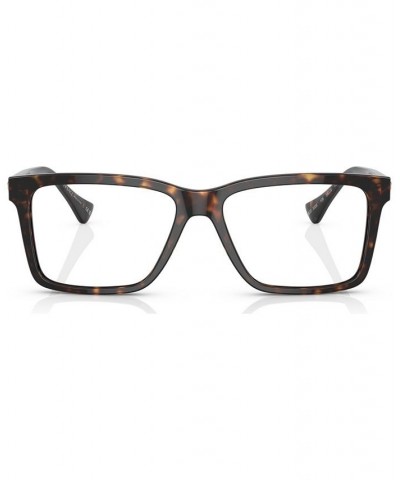 Men's Rectangle Eyeglasses VE332856-O Havana $56.32 Mens