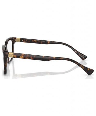 Men's Rectangle Eyeglasses VE332856-O Havana $56.32 Mens