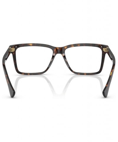 Men's Rectangle Eyeglasses VE332856-O Havana $56.32 Mens