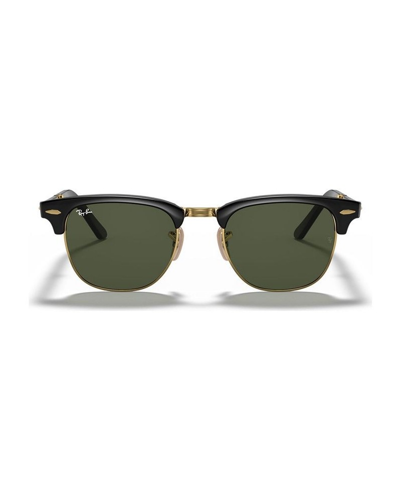 Sunglasses RB2176 CLUBMASTER FOLDING Black/Green $32.89 Unisex