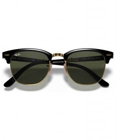 Sunglasses RB2176 CLUBMASTER FOLDING Black/Green $32.89 Unisex