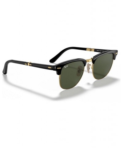 Sunglasses RB2176 CLUBMASTER FOLDING Black/Green $32.89 Unisex