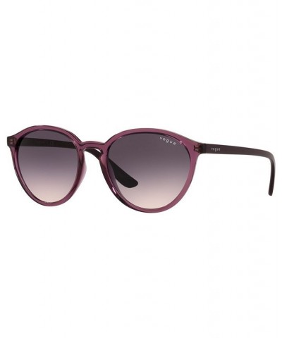 Women's Sunglasses VO5374S 55 VIOLET TRANSPARENT/PINK GRADIENT DARK GREY $8.14 Womens