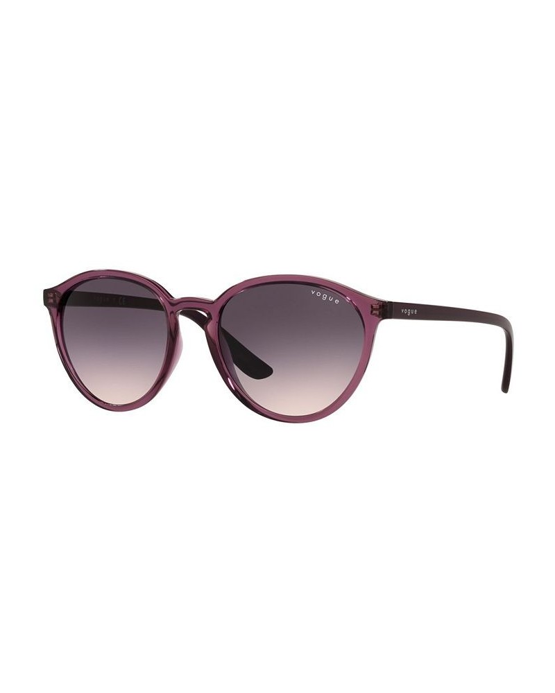 Women's Sunglasses VO5374S 55 VIOLET TRANSPARENT/PINK GRADIENT DARK GREY $8.14 Womens