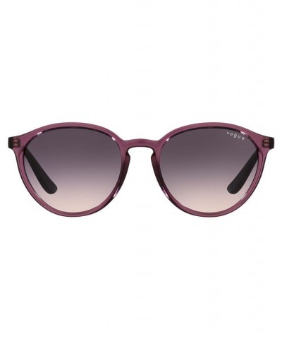 Women's Sunglasses VO5374S 55 VIOLET TRANSPARENT/PINK GRADIENT DARK GREY $8.14 Womens