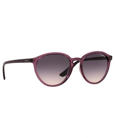 Women's Sunglasses VO5374S 55 VIOLET TRANSPARENT/PINK GRADIENT DARK GREY $8.14 Womens