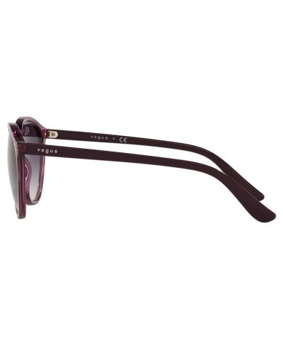 Women's Sunglasses VO5374S 55 VIOLET TRANSPARENT/PINK GRADIENT DARK GREY $8.14 Womens