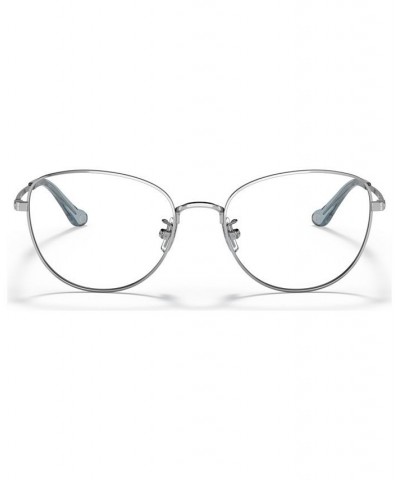 Women's Cat Eye Eyeglasses HC513753-O Shiny Silver Tone $54.81 Womens