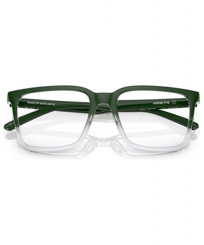 Unisex Rectangle Eyeglasses AN721555-O Crystal Gradient Green $14.24 Unisex