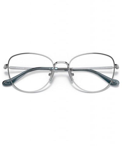 Women's Cat Eye Eyeglasses HC513753-O Shiny Silver Tone $54.81 Womens