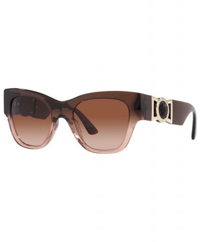 Women's Sunglasses VE4415U 52 Transp Brown Gradient Beige $58.65 Womens