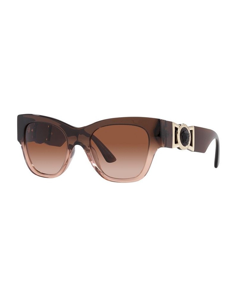 Women's Sunglasses VE4415U 52 Transp Brown Gradient Beige $58.65 Womens